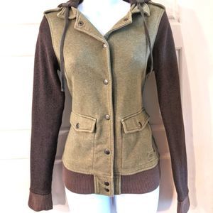 REI Olive Green/Brown Jacket